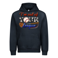 Navy i' m out of your league Urban Hoodie - BundleAndBundleShop