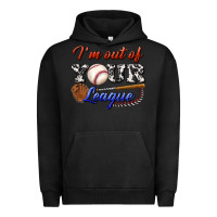 Pigment Black i' m out of your league Urban Hoodie - BundleAndBundleShop