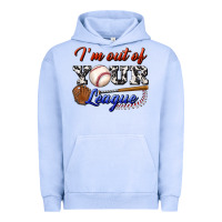 Pigment Grape Ice i' m out of your league Urban Hoodie - BundleAndBundleShop
