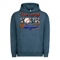 Pigment Midnight Navy i' m out of your league Urban Hoodie - BundleAndBundleShop