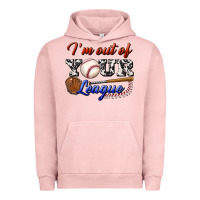 Pigment Salmon i' m out of your league Urban Hoodie - BundleAndBundleShop