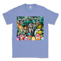 Colony Blue easter Classic Tee - CowhideDigitalArt