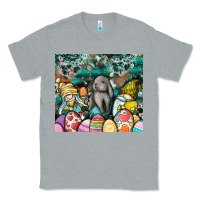 Heather Grey easter Classic Tee - CowhideDigitalArt