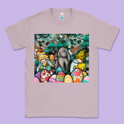 Easter Classic Tee Designed By Cowhidedigitalart