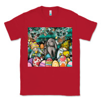 Red easter Classic Tee - CowhideDigitalArt