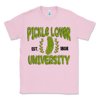 Bubblegum Pink pickle lover university Classic Tee - MaliasSmallBusiness