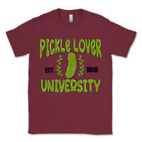 Burgundy pickle lover university Classic Tee - MaliasSmallBusiness