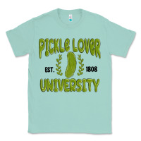 Seafoam pickle lover university Classic Tee - MaliasSmallBusiness