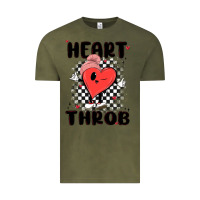 Vintage Olive heart throb Vintage Tee - MaliasSmallBusiness