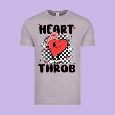 Heart Throb Vintage Tee Designed By Maliassmallbusiness