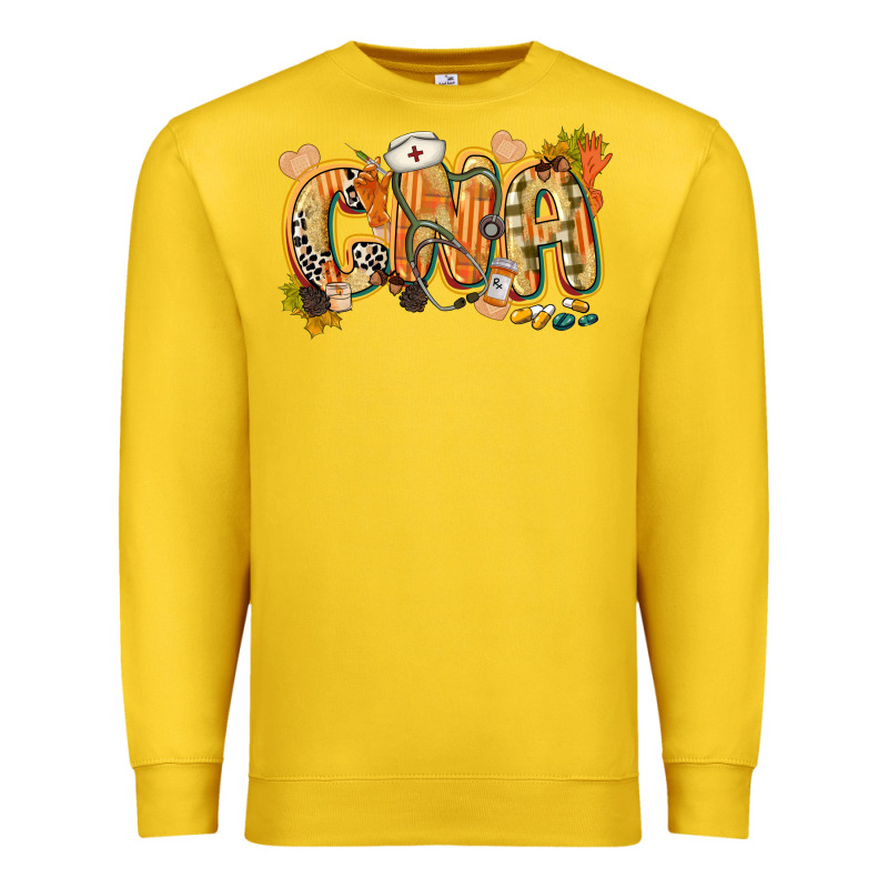 Fall Cna Premium Sweatshirt by CowGirlArtShop | Teevron