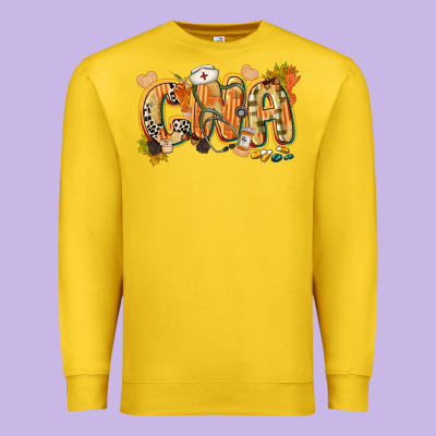 Fall Cna Premium Sweatshirt Designed By Cowgirlartshop