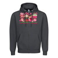 Smoke cafecito y chisme with coffee cups Zipper Hoodie - texasbilliewilder