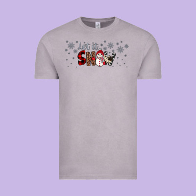 Christmas Let It Snow Vintage Tee Designed By Jahusdesignshop