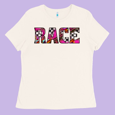 Race Ladies Tee Designed By Jahusdesignshop