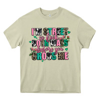 Mossy floral i am street so look both ways before you cr Heavy Core Tee - AdoDesignShop