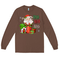 Chestnut ho ho ho gnome santa coffee cup Long Sleeve Tee - MaliasSmallBusiness