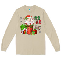 Mushroom ho ho ho gnome santa coffee cup Long Sleeve Tee - MaliasSmallBusiness