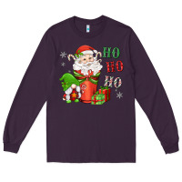 Plum ho ho ho gnome santa coffee cup Long Sleeve Tee - MaliasSmallBusiness