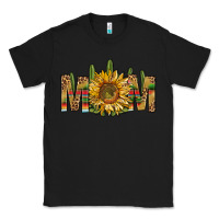 Black western mom with sunflower Classic Tee - NancyCooperArtShop