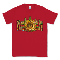 Red western mom with sunflower Classic Tee - NancyCooperArtShop