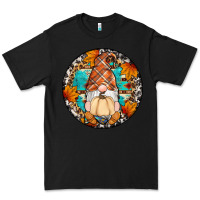 Black fall gnomes round earrings Premium Tee - Artiststas