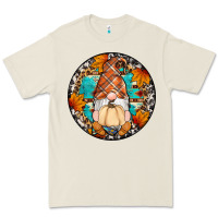 Bone fall gnomes round earrings Premium Tee - Artiststas