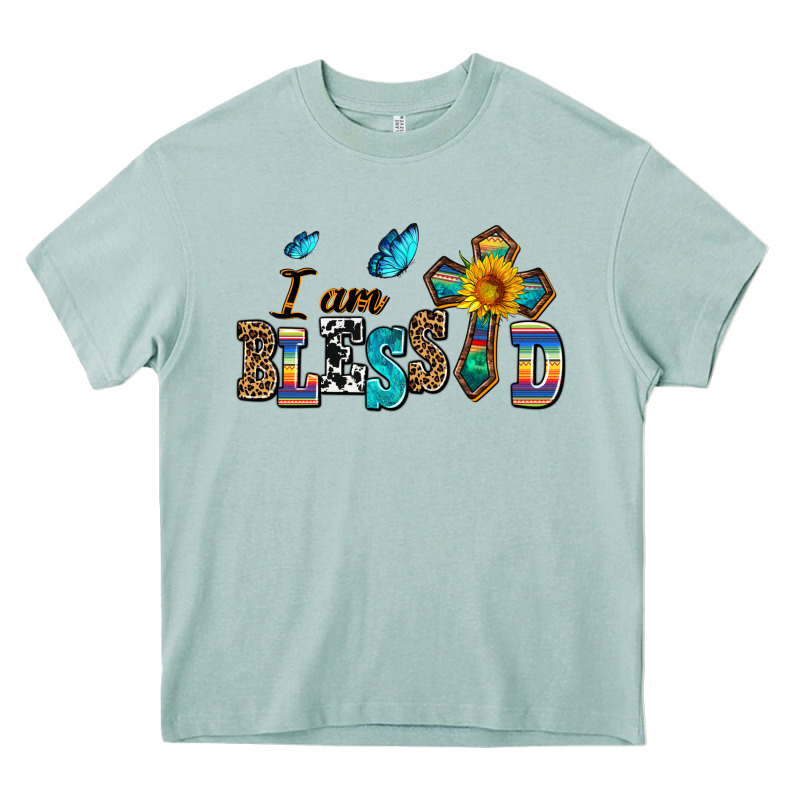 ı Am Blessed Heavy Core Tee by AdoDesignShop | Teevron