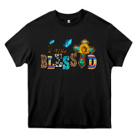 Black ı am blessed Heavy Core Tee - AdoDesignShop