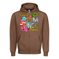 Chestnut sweet summer time Zipper Hoodie - NancyCooperArtShop
