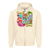 Sandshell sweet summer time Zipper Hoodie - NancyCooperArtShop