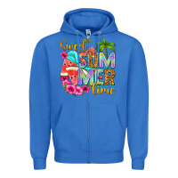 True Royal sweet summer time Zipper Hoodie - NancyCooperArtShop