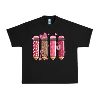 Black valentine' day teacher school pencils Urban Heavy Tee - MaliasSmallBusiness