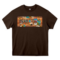 Chocolate Brown nurse Heavy Core Tee - JahusDesignShop