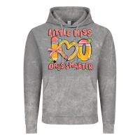 Cloud Rock little miss 100 days smarter Vintage Hoodie - MaliasSmallBusiness