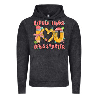 Vintage Black little miss 100 days smarter Vintage Hoodie - MaliasSmallBusiness