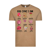 Vintage Coffee god says i am valentine's day Vintage Tee - MaliasSmallBusiness
