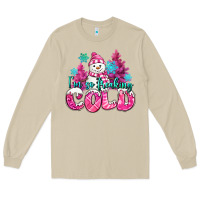 Mushroom im so freaking cold pink christmas snowman Long Sleeve Tee - MaliasSmallBusiness