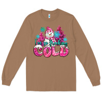 Toasted Coconut im so freaking cold pink christmas snowman Long Sleeve Tee - MaliasSmallBusiness