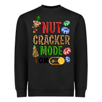 Black Nutcracker mode on Heavyweight Sweatshirt - NancyCooperArtShop