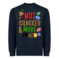 Navy Nutcracker mode on Heavyweight Sweatshirt - NancyCooperArtShop