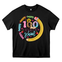 Black happy 100 days of school Heavy Core Tee - Artiststas