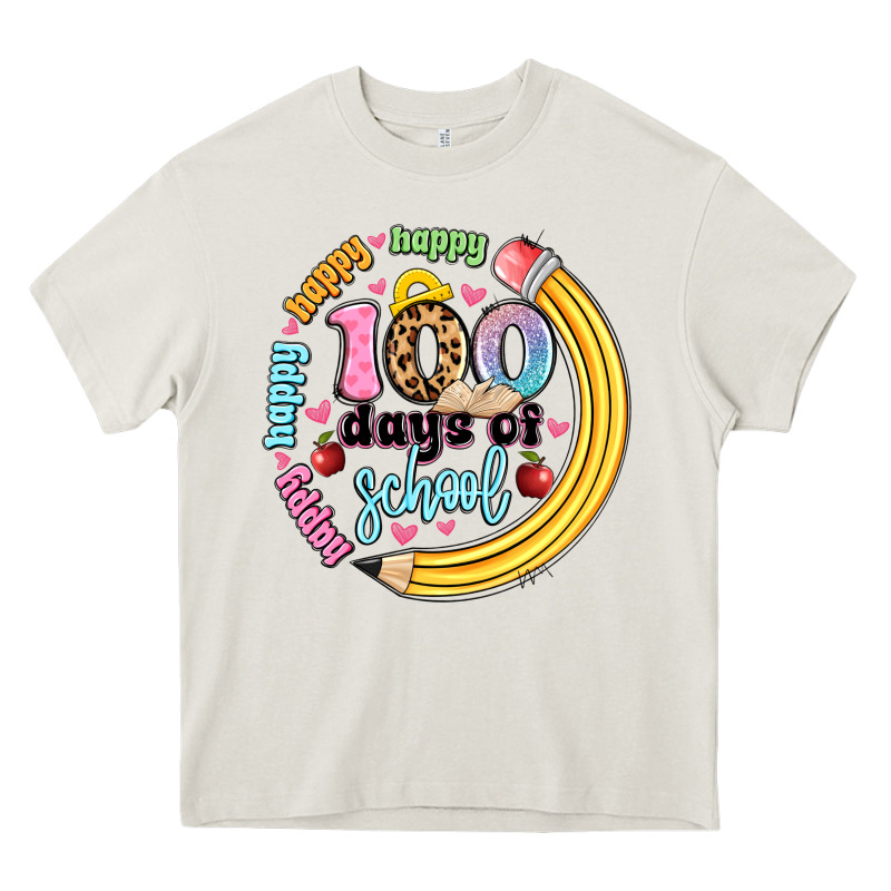 Happy 100 Days Of School Heavy Core Tee by Artiststas | Teevron