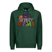 Sports Green witchy mama Premium Hoodie - CowGirlArtShop