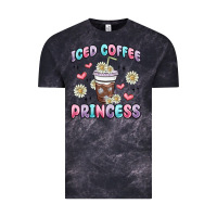 Cloud Black iced coffee princess Vintage Tee - MaliasSmallBusiness