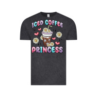 Vintage Black iced coffee princess Vintage Tee - MaliasSmallBusiness