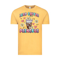 Vintage Mustard iced coffee princess Vintage Tee - MaliasSmallBusiness