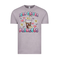 Vintage Zinc iced coffee princess Vintage Tee - MaliasSmallBusiness