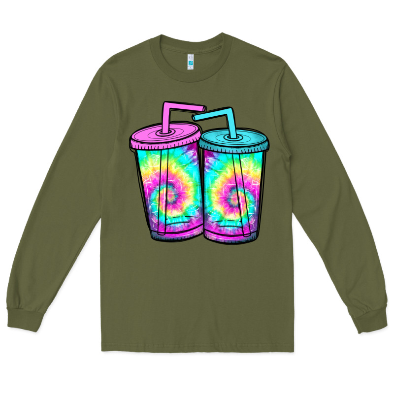 Tie Dye Loaded Tea Long Sleeve Tee by JahusDesignShop | Teevron