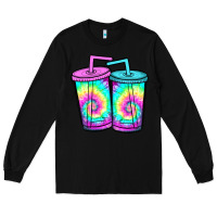 Black tie dye loaded tea Long Sleeve Tee - JahusDesignShop